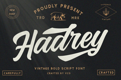 Hadrey - Baseball Font Font Vultype Co 