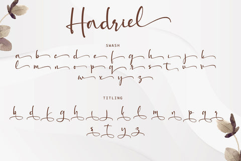 HADRIEL (LIMITED OFFER!!) Font Letterara 