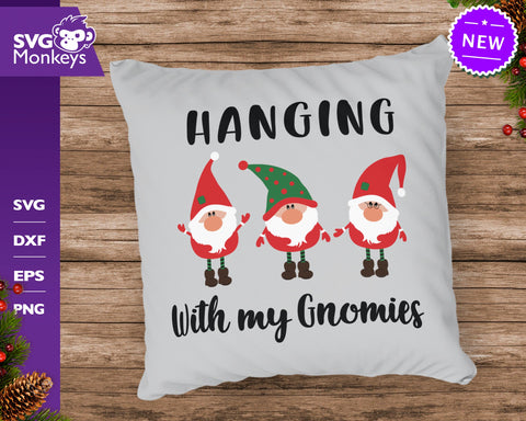 Haging With My Gnomies Svg, Christmas Gnomes Svg SVG SvgMonkeys 