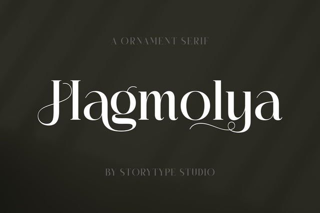 Hagmolya Typeface Font Storytype Studio 