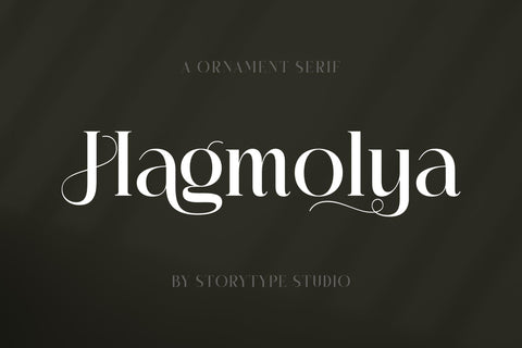Hagmolya Typeface Font Storytype Studio 