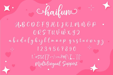 Haifun Font Fallen Graphic Studio 
