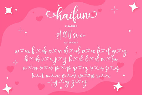 Haifun Font Fallen Graphic Studio 