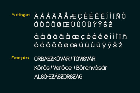 Haigo Font twinletter 