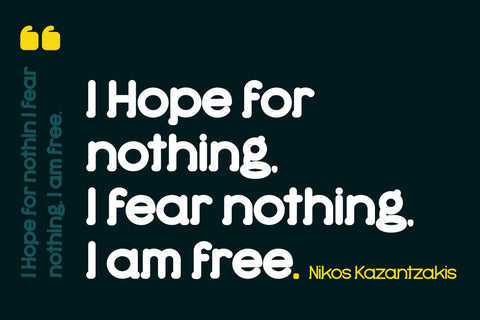 Haigo Font twinletter 