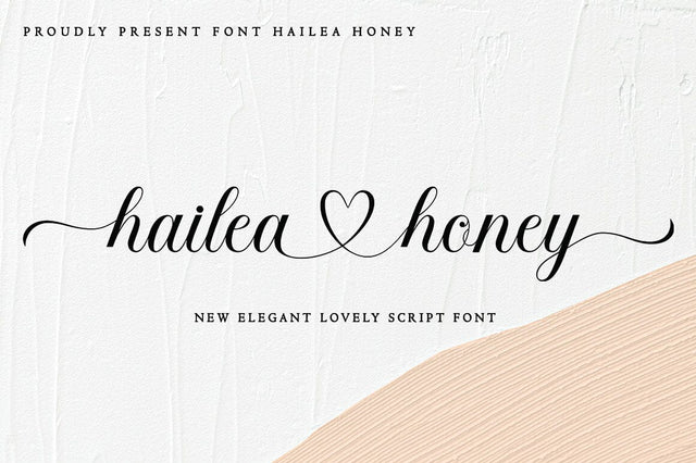Hailea Honey Lovely Font Font BungStudio 