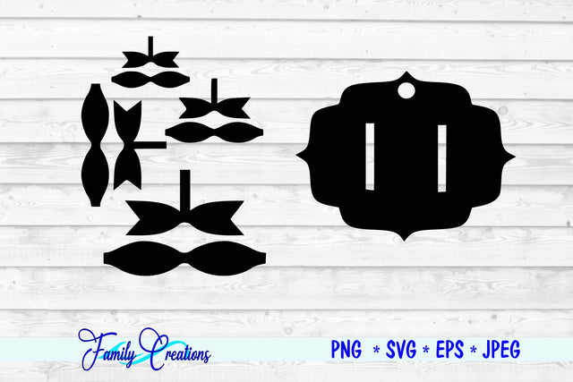 Hair Bow Bundle SVG Family Creations 