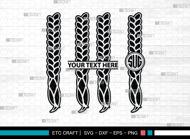Hair Braided Monogram, Hair Braided Silhouette, Hair Braided SVG, Braided Svg, Braided Hair Svg, Fashion Svg, SB00195 SVG ETC Craft 