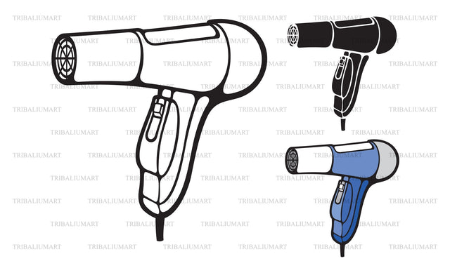 Hair dryer SVG TribaliumArtSF 