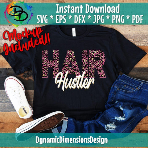 Hair Hustler (Layered) SVG DynamicDimensionsDesign 