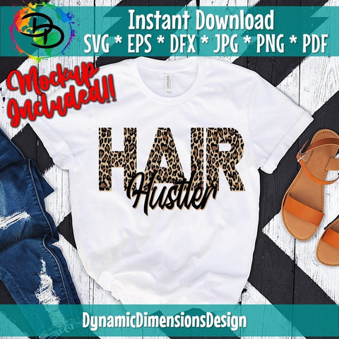 Hair Hustler (Layered) SVG DynamicDimensionsDesign 