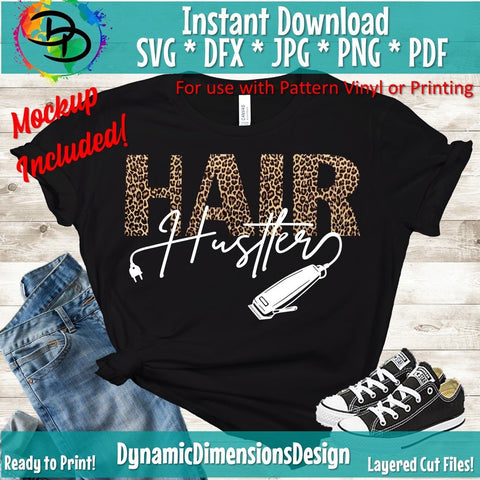 Hair Hustler SVG DynamicDimensionsDesign 