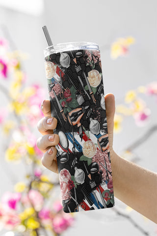 Hair Life Hair Stylist Sublimation Designs Downloads - Skinny Tumbler 20oz Design - PNG 2021 Sublimation CaldwellArt 