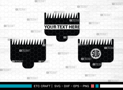 Hair Salon Monogram, Hair Salon Silhouette, Hair Salon SVG, Hair Comb Svg, Comb Svg, Hairdresser Svg, SB00196 SVG ETC Craft 