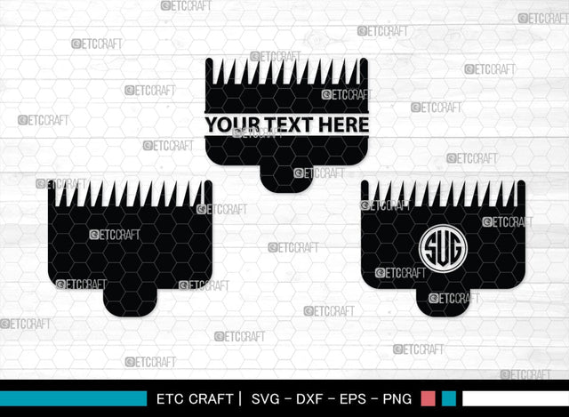 Hair Salon Monogram, Hair Salon Silhouette, Hair Salon SVG, Hair Comb Svg, Comb Svg, Hairdresser Svg, SB00196 SVG ETC Craft 