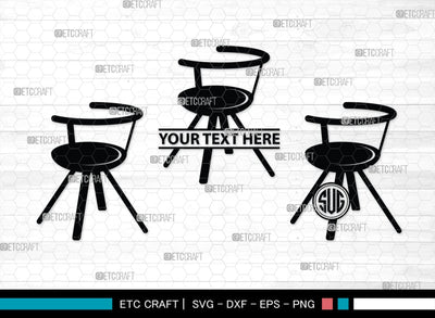 Hair Salon Monogram, Hair Salon Silhouette, Hair Salon SVG, Hair Comb Svg, Comb Svg, Hairdresser Svg, SB00196 SVG ETC Craft 