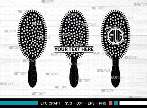 Hair Salon Monogram, Hair Salon Silhouette, Hair Salon SVG, Hair Comb Svg, Comb Svg, Hairdresser Svg, SB00196 SVG ETC Craft 