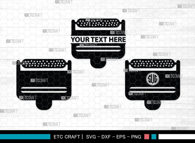 Hair Salon Monogram, Hair Salon Silhouette, Hair Salon SVG, Hair Comb Svg, Comb Svg, Hairdresser Svg, SB00196 SVG ETC Craft 