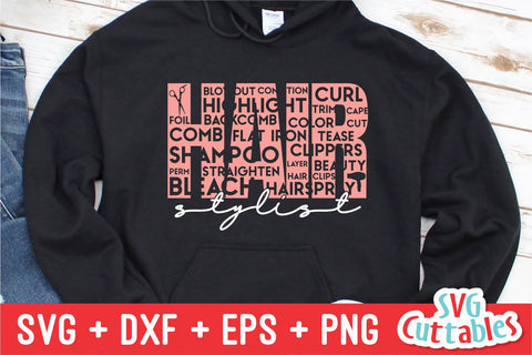Hair Stylist SVG Bundle SVG Svg Cuttables 
