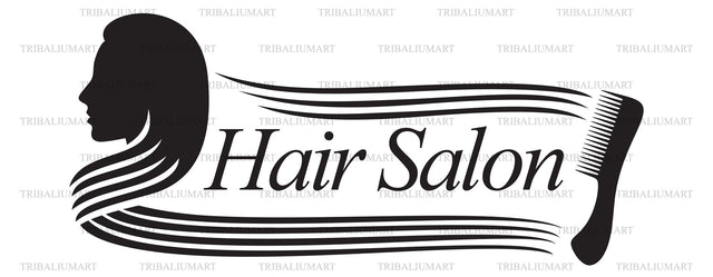 Haircut or hair salon symbol SVG TribaliumArtSF 