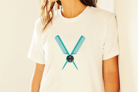 Hairdresser Monogram| Hairdresser SVG Cut Files SVG CosmosFineArt 