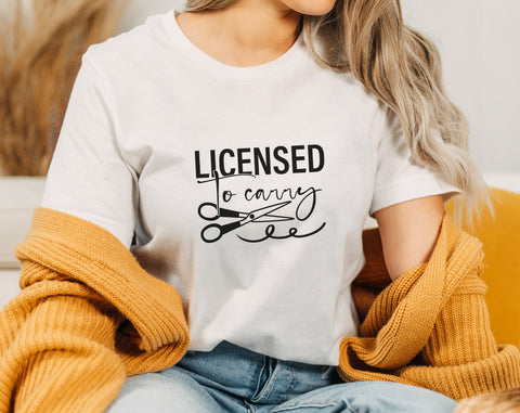 Hairdresser Quotes SVG Bundle, 6 Designs, Hair Stylist SVG, Licensed To Carry SVG, Love Is In The Hair SVG, Cutting Is My Cardio SVG SVG HappyDesignStudio 