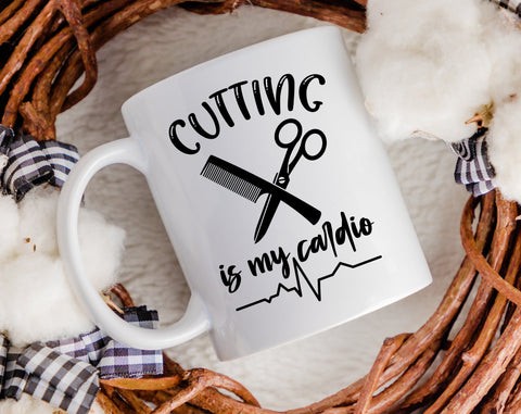 Hairdresser Quotes SVG Bundle, 6 Designs, Hair Stylist SVG, Licensed To Carry SVG, Love Is In The Hair SVG, Cutting Is My Cardio SVG SVG HappyDesignStudio 