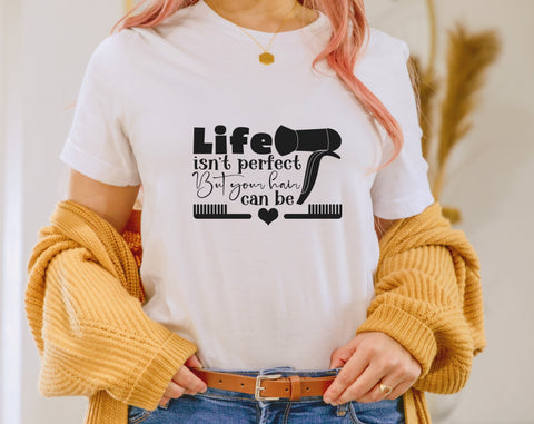 Hairdresser Quotes SVG Bundle, 6 Designs, Hair Stylist SVG, Licensed To Carry SVG, Love Is In The Hair SVG, Cutting Is My Cardio SVG SVG HappyDesignStudio 