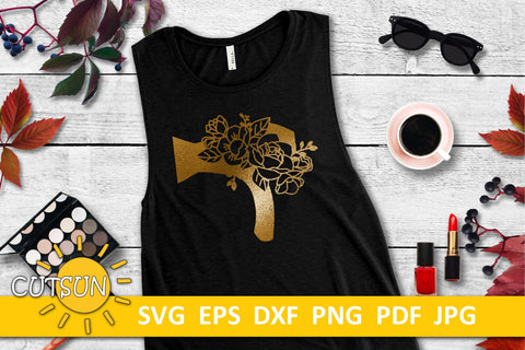 Hairdresser SVG bundle | Floral Hairdresser SVG bundle SVG CutsunSVG 