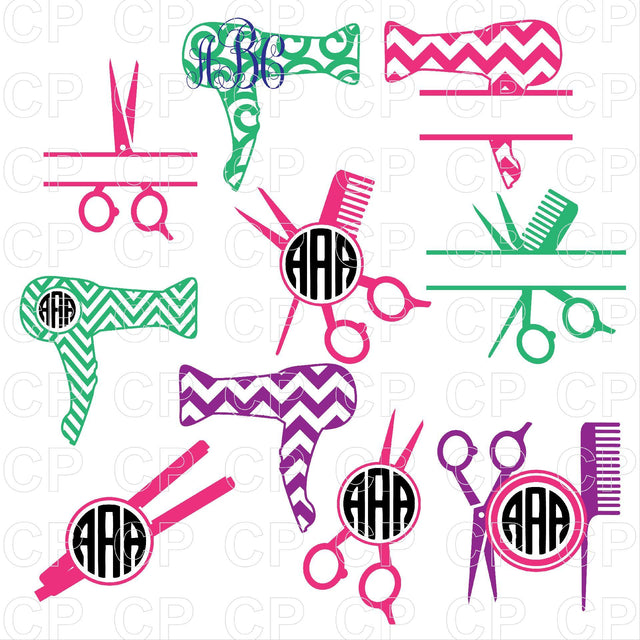 Hairdresser SVG Bundle SVG cutperfectstudio