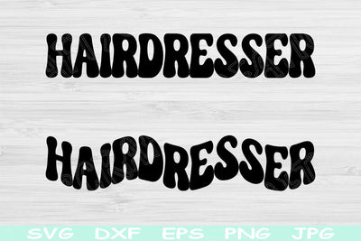 Hairdresser Svg Dxf Png Cut Files, Hair Stylist Svg, Hairstylist Svg Files For Cricut, Hair Dresser Svg Silhouette Digital Download Designs SVG TiffsCraftyCreations 