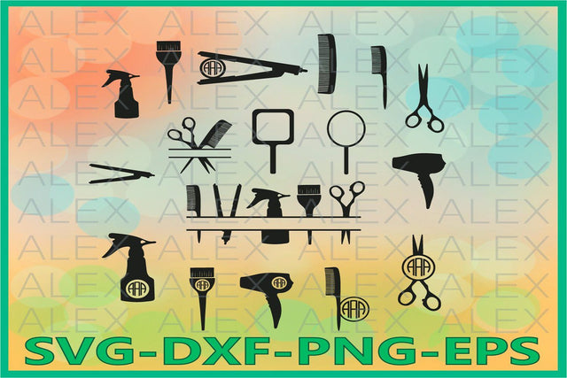 Hairdresser SVG, Hairstylist SVG AlexSVGStudio 