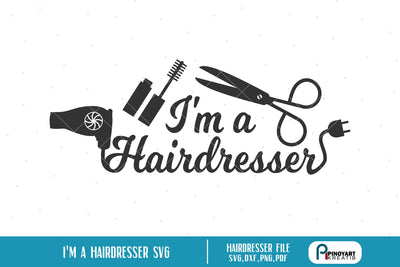Hairdresser Svg SVG Pinoyart Kreatib 