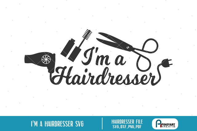 Hairdresser Svg SVG Pinoyart Kreatib 