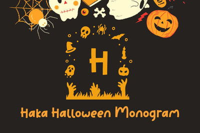 Haka Halloween Monogram Font Attype studio 
