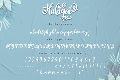 Hakigai - Heart Font Font Ibey Design 