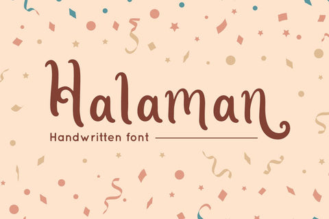 Halaman - Handwritten font Font Attype studio 