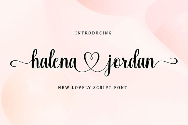 Halena Jordan Font Font BungStudio 