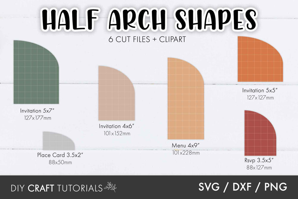 Half Arch SVG Bundle - So Fontsy