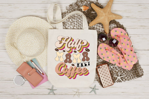 Half Mama Half Coffee Sublimation SVGArt 