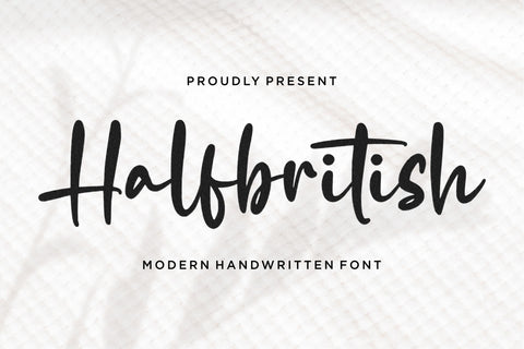 Halfbritish Font Qwrtype Foundry 