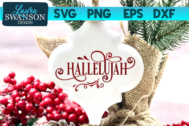 Hallelujah SVG Cut File SVG Laura Swanson Design 