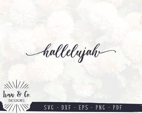 Hallelujah SVG Files | Christian Sign | SVGs for Signs | Christian SVG (884180744) SVG Ivan & Co. Designs 