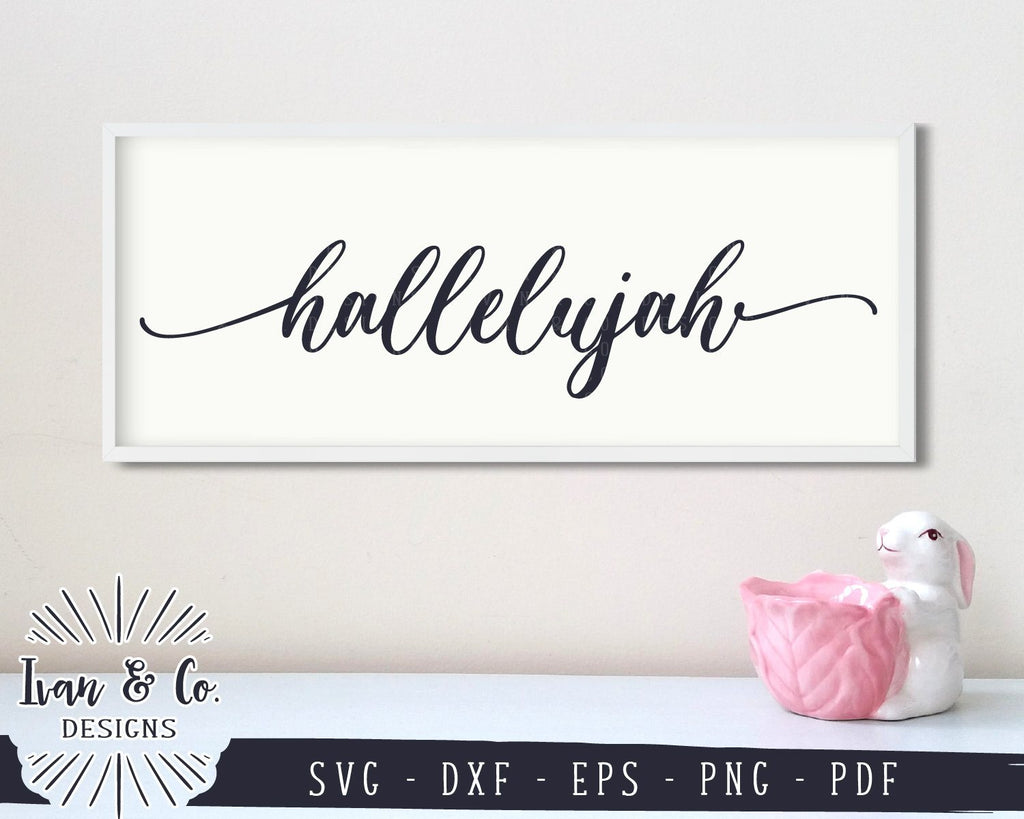 Hallelujah SVG Files | Christian Sign | SVGs for Signs | Christian SVG ...