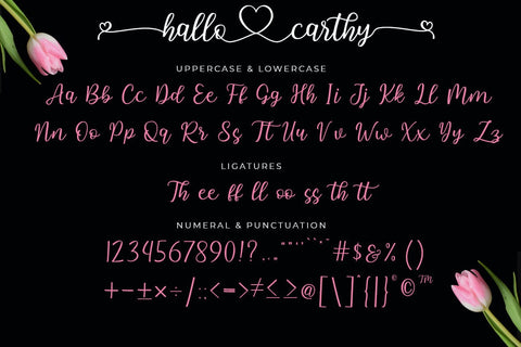 Hallo Carthy Font Madatype Studio 