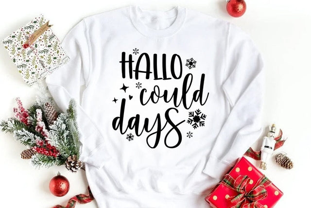 Hallo could days, Christmas SVG SVG FiveStarCrafting 