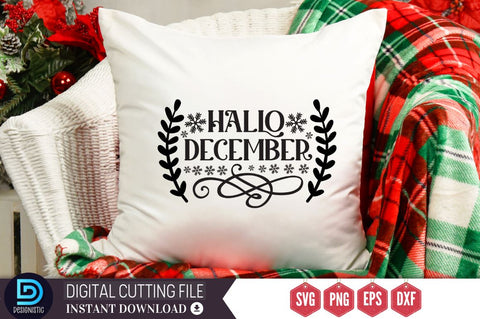 hallo december SVG, hallo december SVG DESIGNISTIC 