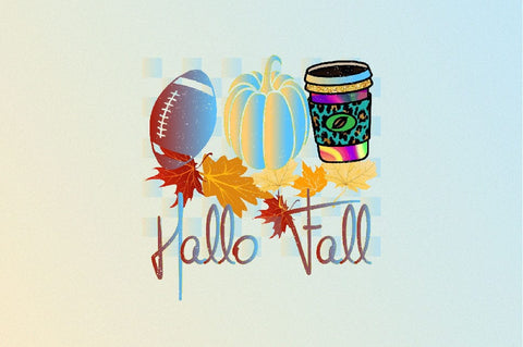 Hallo Fall Sublimation SVGArt 