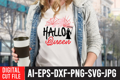 Hallo Queen SVG Cut File SVG BlackCatsMedia 