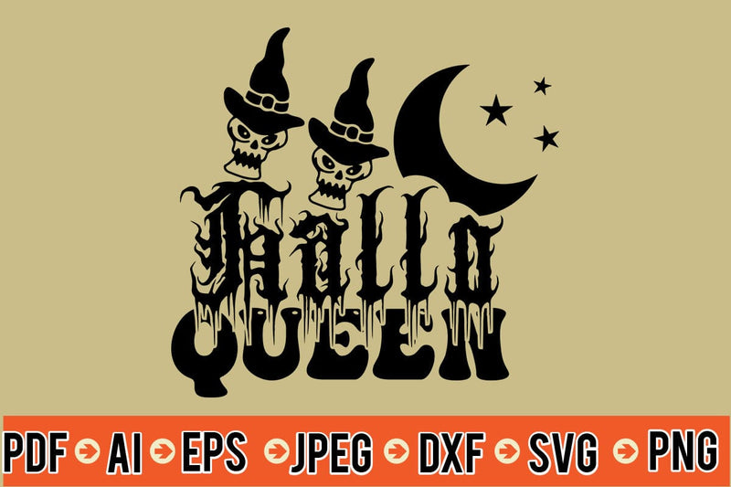 Hallo Queen SVG SVG MStudio 